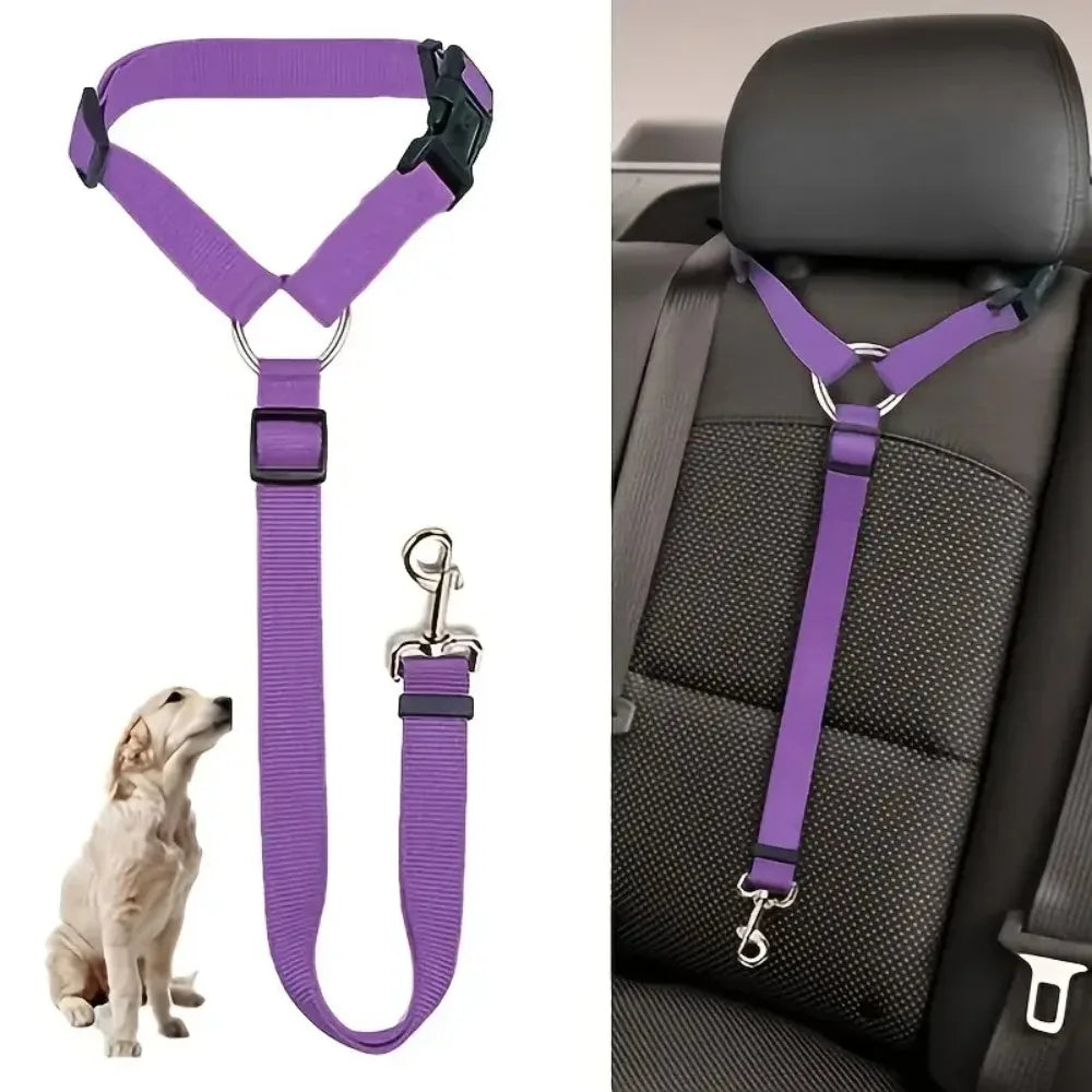 Dog Car Safety Restraint — Headrest 2-Pack